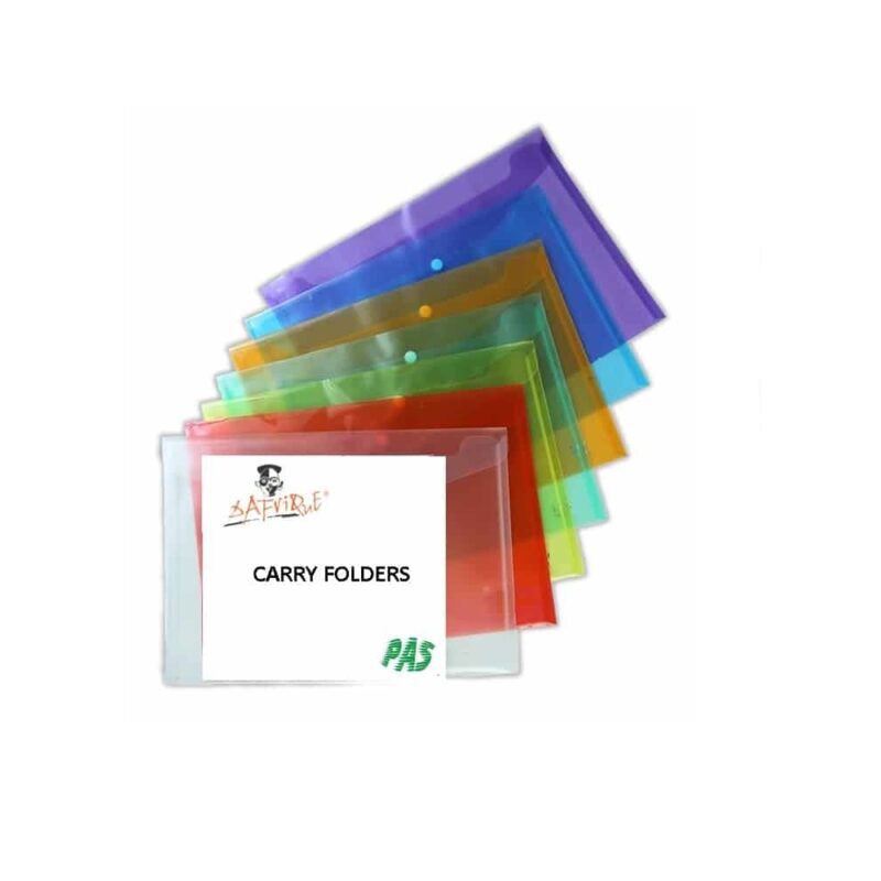 Dfrq New Polyprop Carry Folder Clear