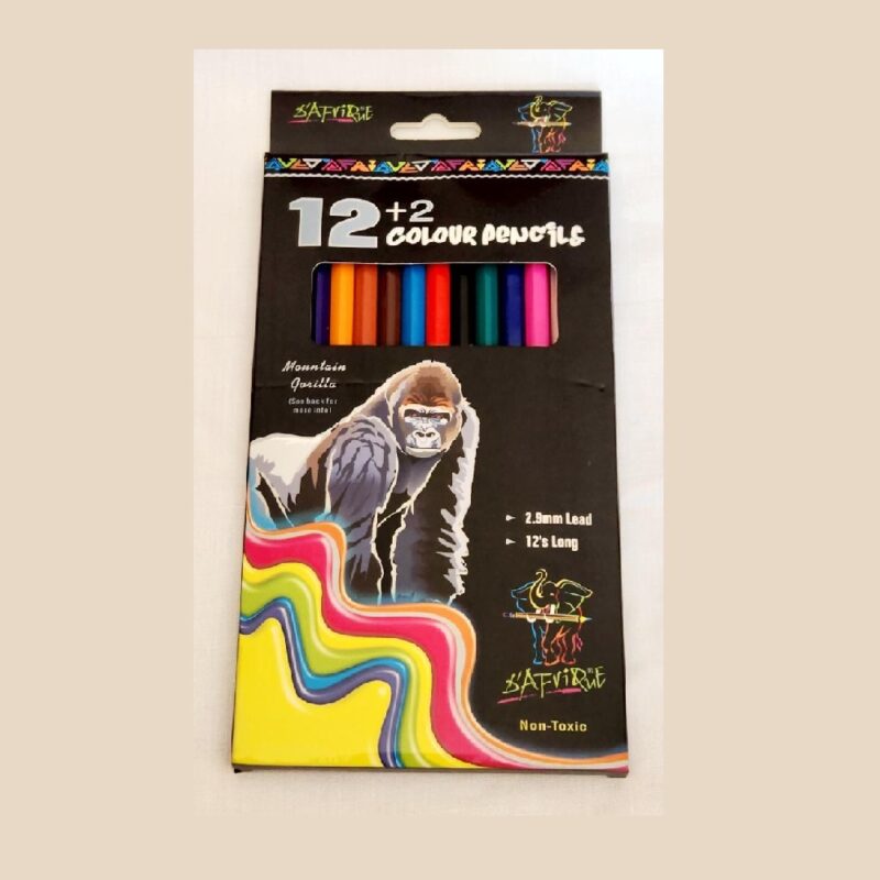 COLOUR PENCILS 12+2  *DAFRIQUE*