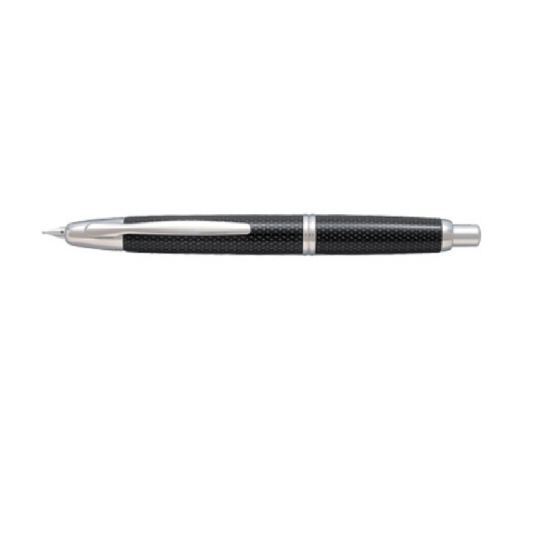 Pilot Pen Capless Fountain Pen Kasuri Silver and Black