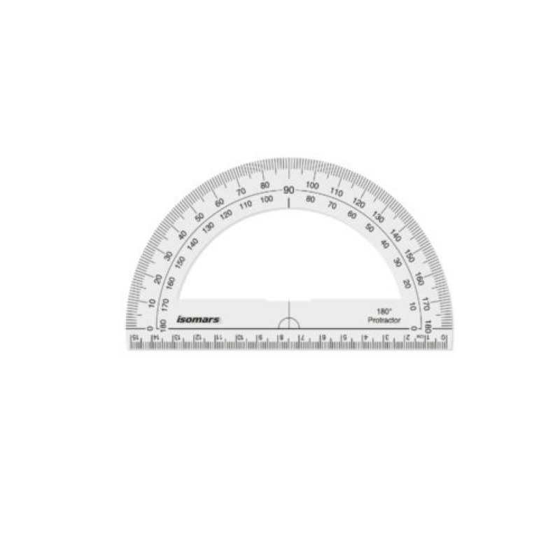 Isomars Protractor #O5 180″15Cm