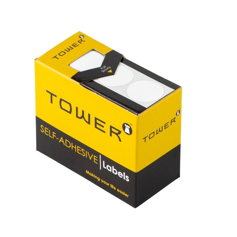 Tower White Roll Labels – R19