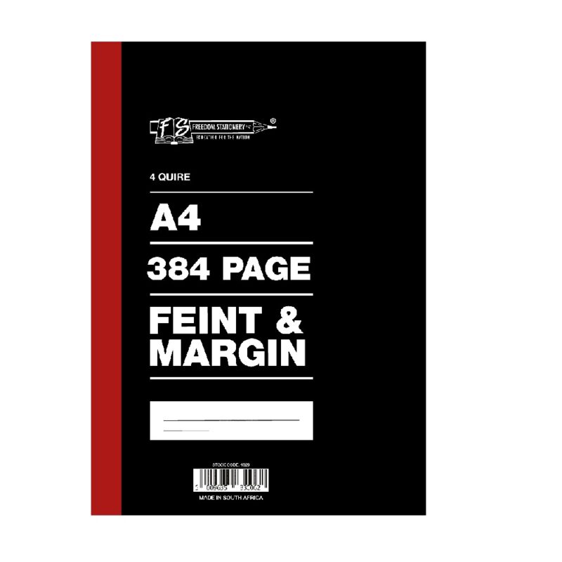 4 Quire / 384 Page A4 Counter Book