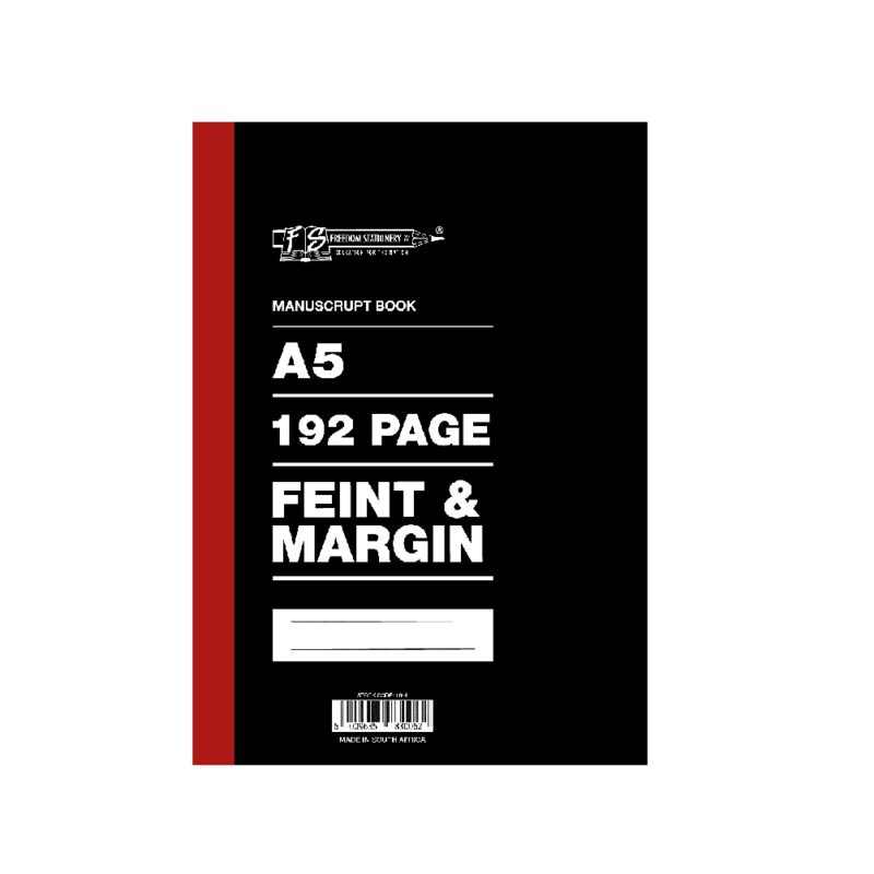 192Page A5 Manuscript Books F/M