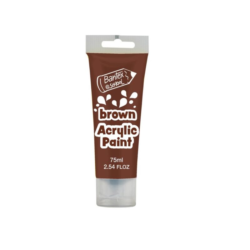Bantex 75ml Acrylic Paint Brown
