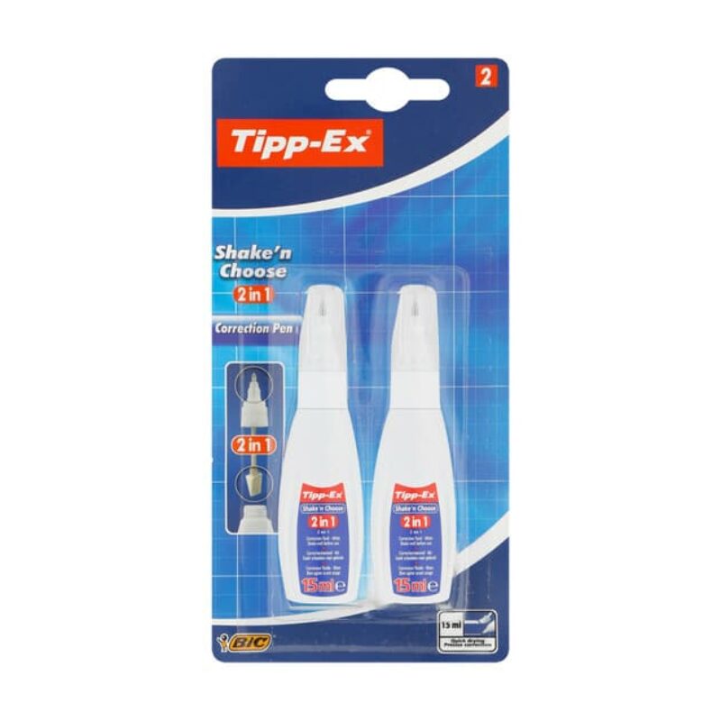 Tippex Shake’N Choose 15Ml (2Pack)