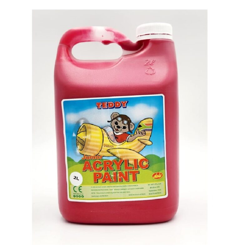 Dala Acrylic Paint 2Litre Deepred
