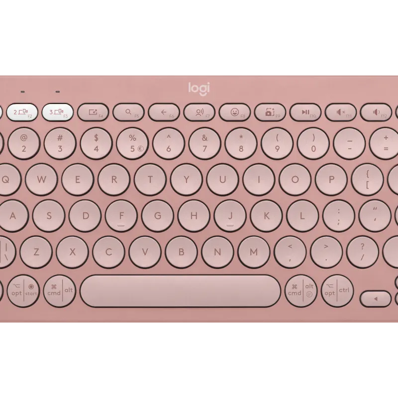 Logitech(R) Pebble Wireless Keys 2 K380s – Tonal Rose