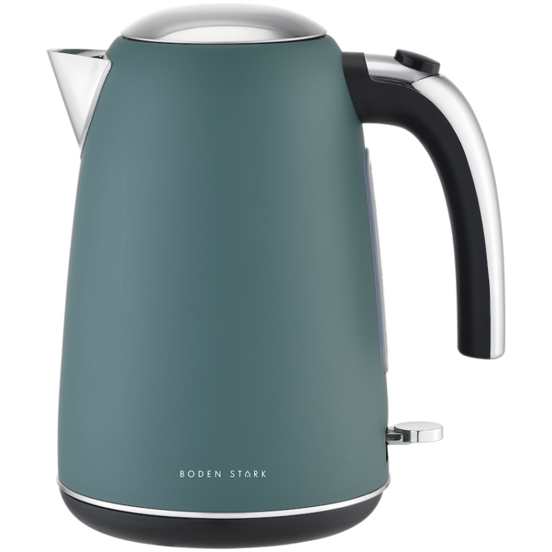 Boden Stark 1.7L Matte Stainless-Steel Kettle – Green