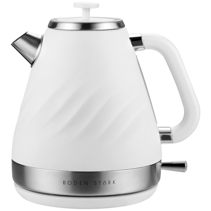 Boden Stark 1.7l Stainless Steel Kettle – White