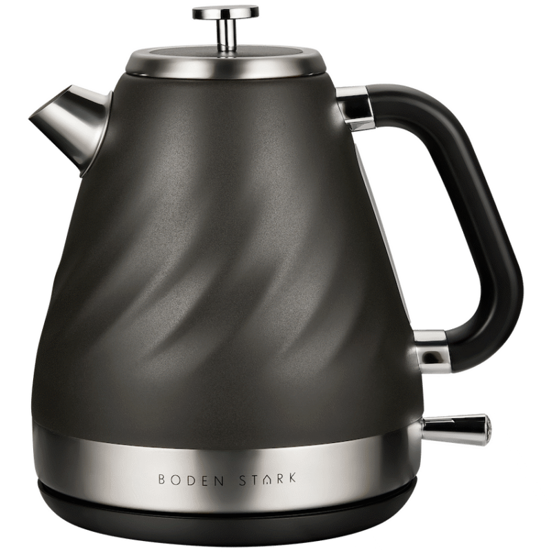 Boden Stark 1.7l Stainless Steel Kettle – Charcoal