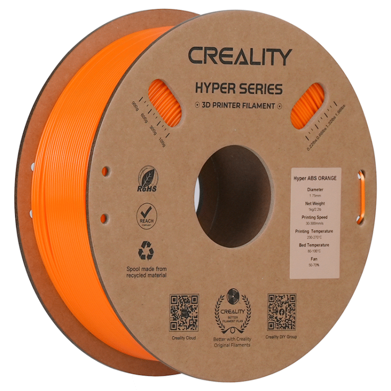 Creality Hyper ABS Orange – 1KG