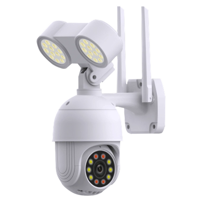 Smart Wi-Fi 1080P PTZ IP Camera Outdoor Auto-Track Floodlight