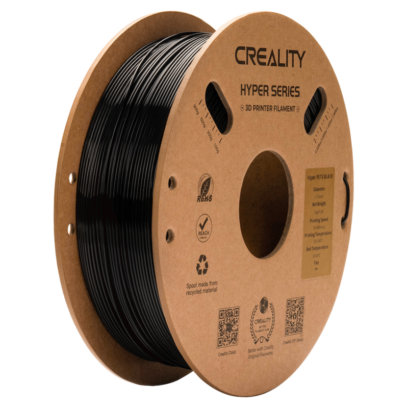 Creality Hyper-PETG Filament – Black – 1kg