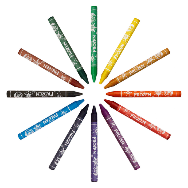 Frozen 12 Wax Crayons Multi