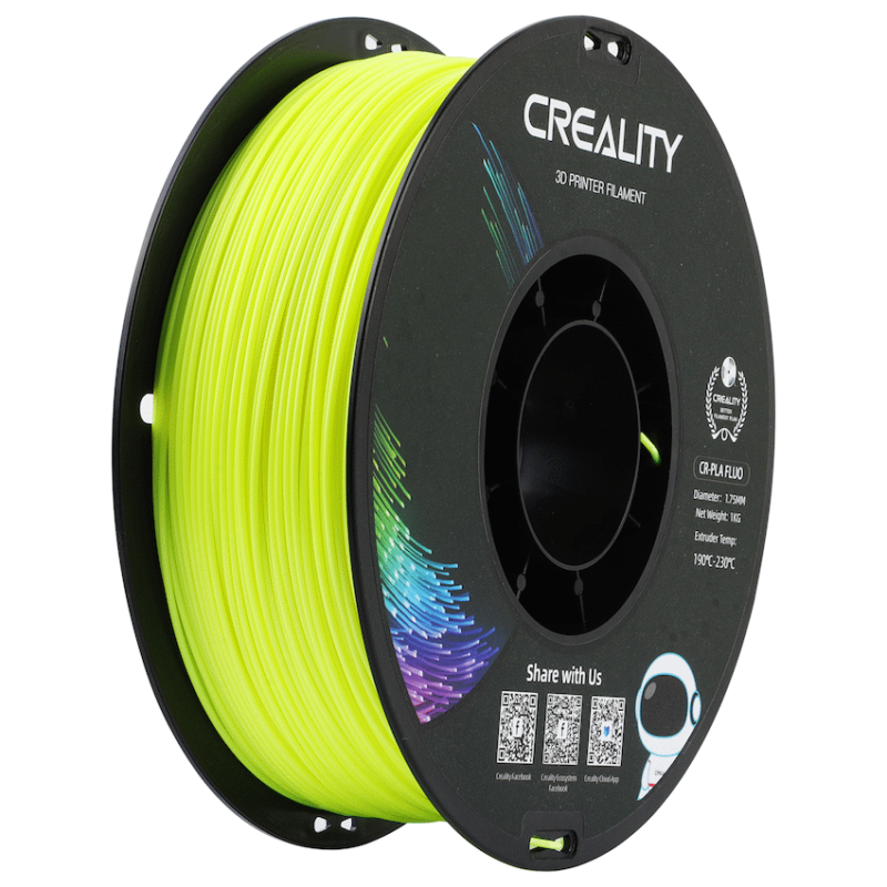 Creality PLA Filament – Fluorescent Yellow – 1kg