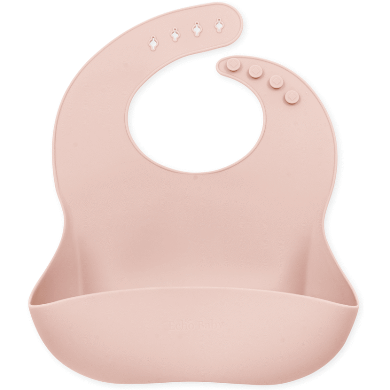 Silicone Bucket Bib – Rose