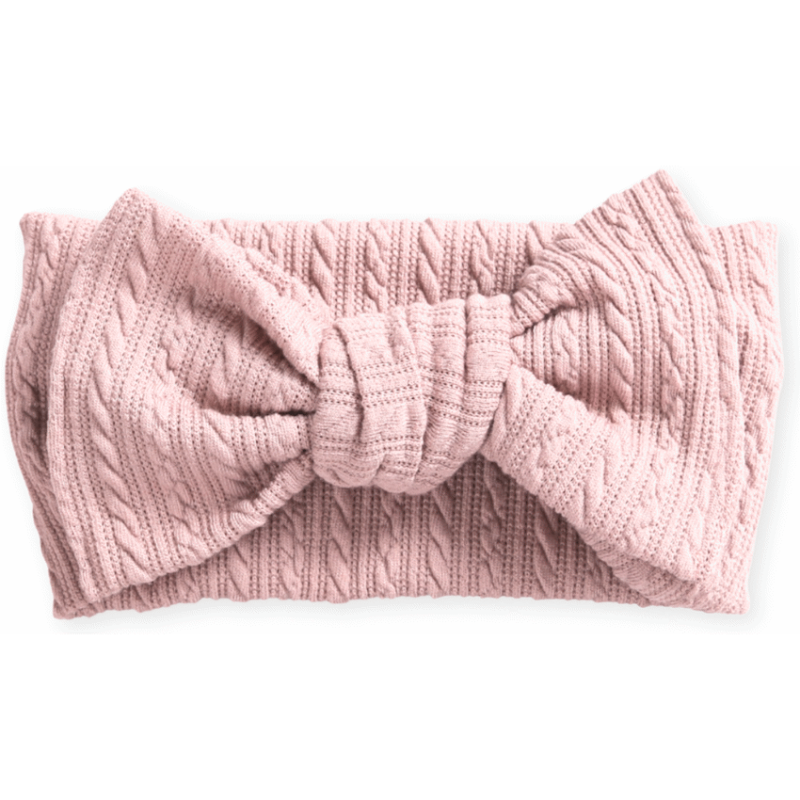 Bow Headband – Baby Pink