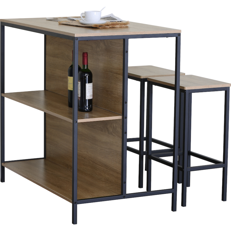 Everfurn Lucca Bar Unit – Oak
