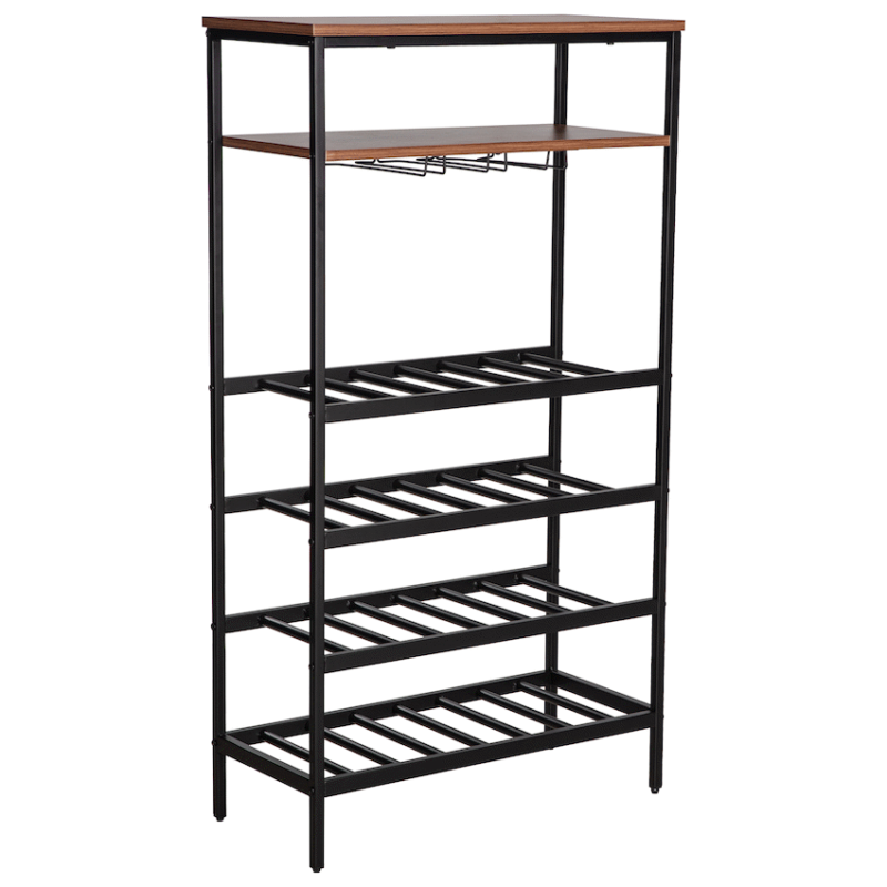 Everfurn Symphony Wine Rack – Steel Frame – Adjustable Feet