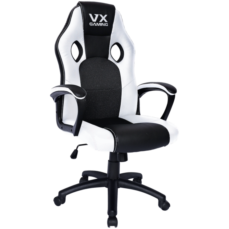 Thor High-Back Gaming Chair – White and Black