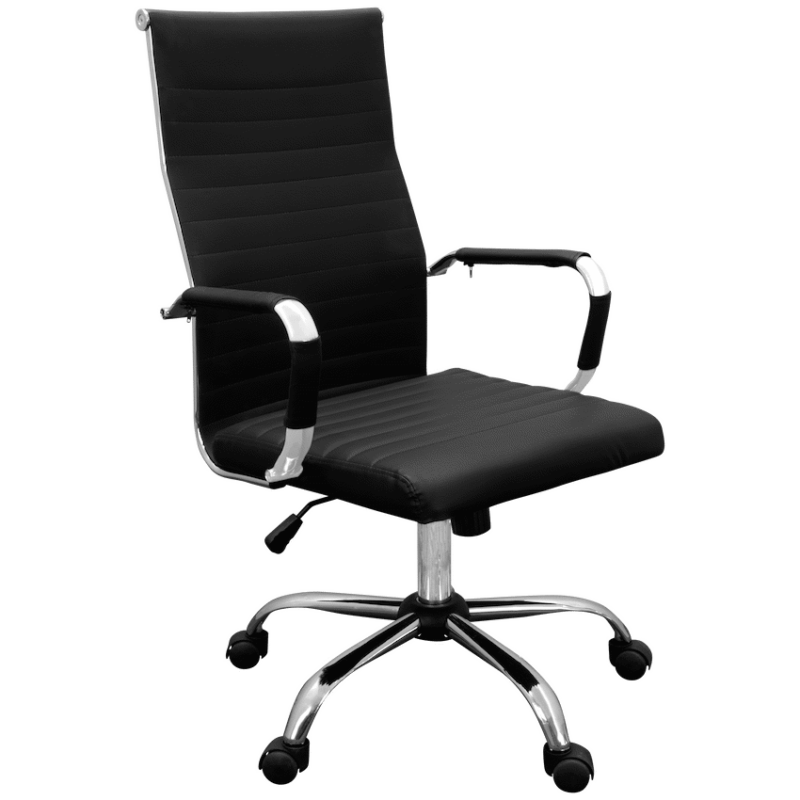 Everfurn Jupiter High Back Office Chair with Padded Seat