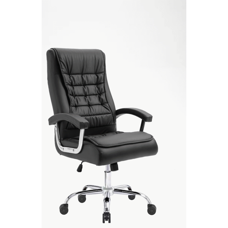 Everfurn Louis High Back Office Chair – Black