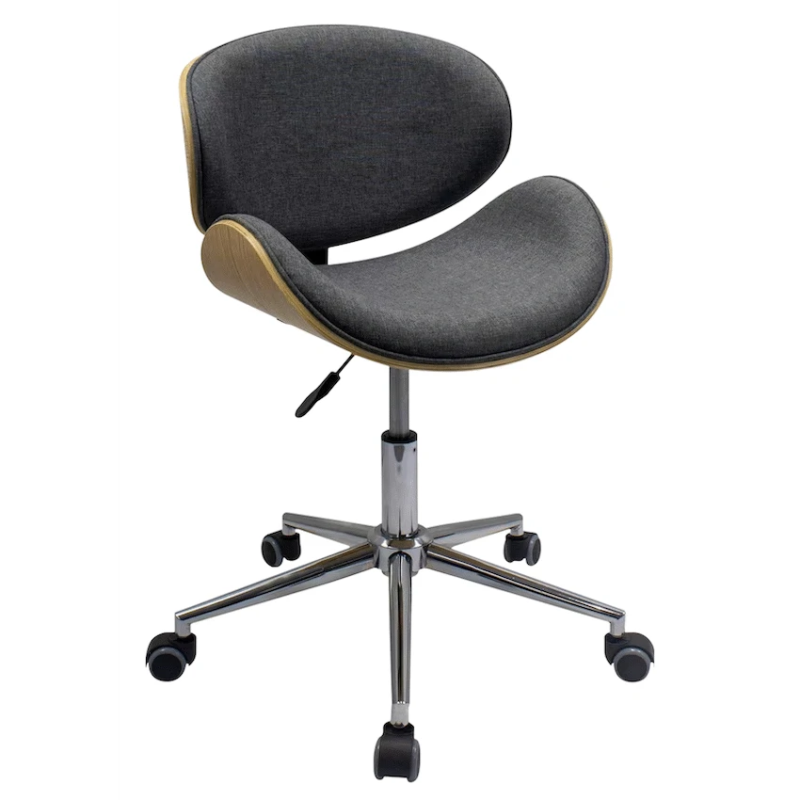 Amos Mid Back Office Chair – Grey