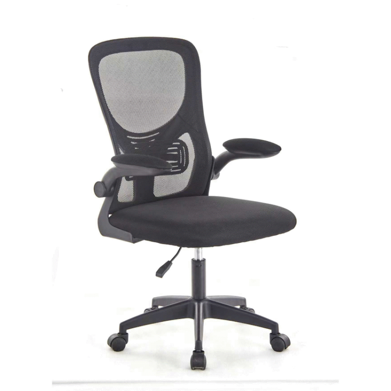 Everfurn Ella Mid Back Office Chair – Black