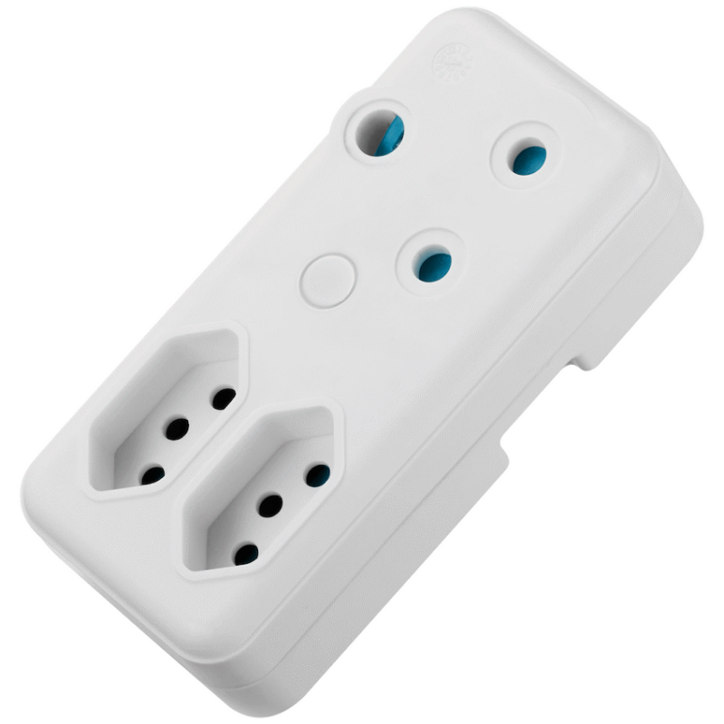 Ellies 3-Way Adaptor – White