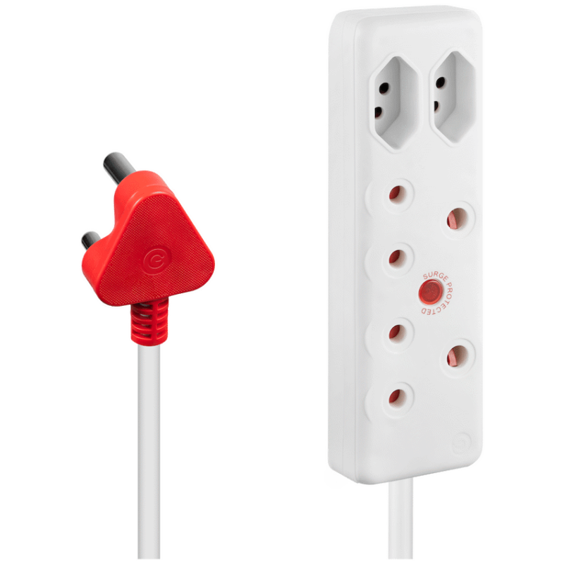 Ellies 4 Way Medium Surge Extension Lead -10M