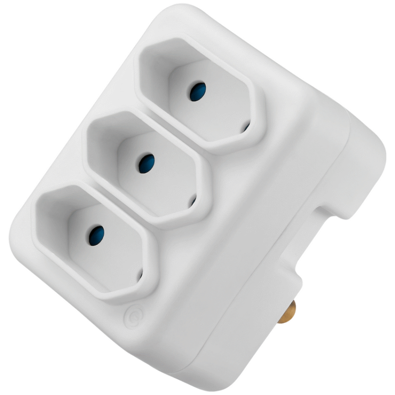Ellies 3-Way Euro Adaptor