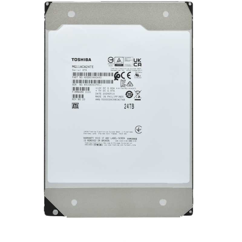 MG Series – Enterprise Capacity HDD 24TB – MG11ACA24TE
