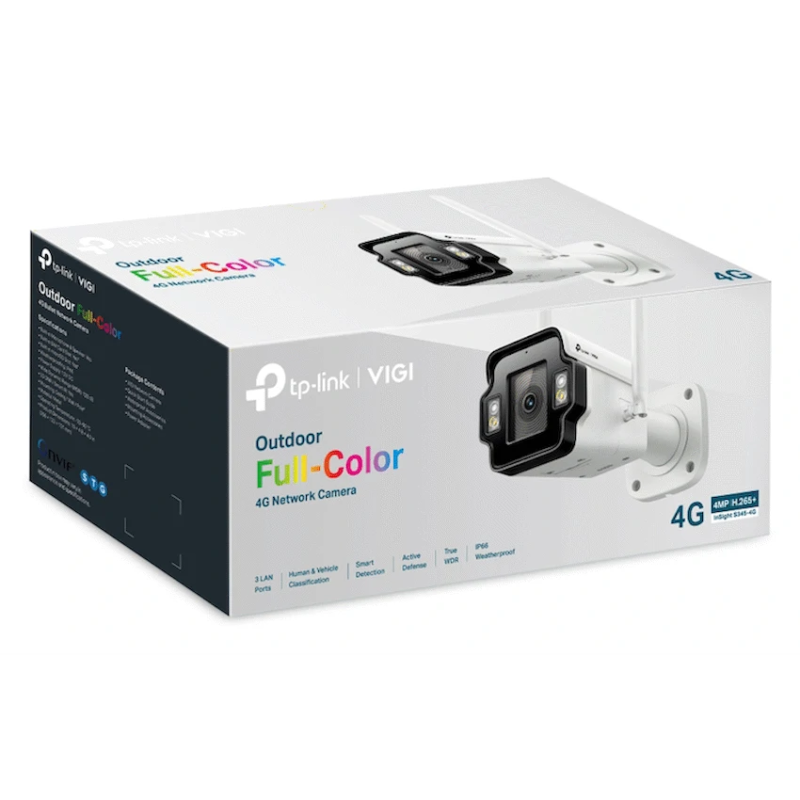 InSight S345-4G (4mm) VIGI 4MP Outdoor Full-Color 4G Bullet Network Camera