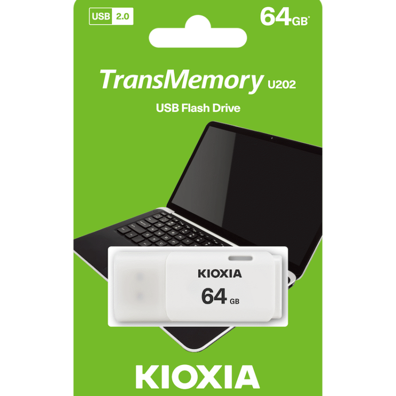 Kioxia 64gb USB 2.0 – White