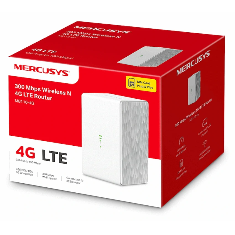 300Mbps Wireless N 4G LTE Router