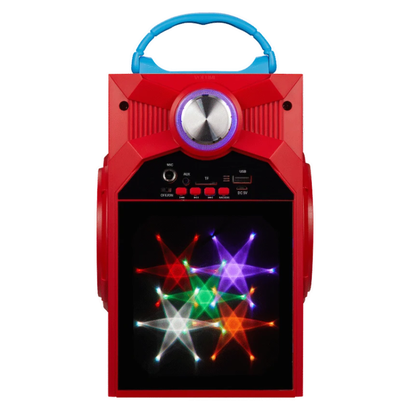 Marvel Spider-Man Galaxy LED Stars Karaoke Machine with Microphone