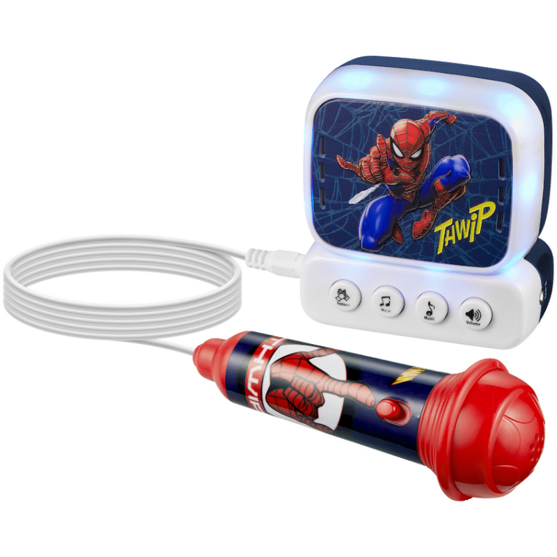 Marvel Spider-Man Mini Karaoke Machine With Belt Hook