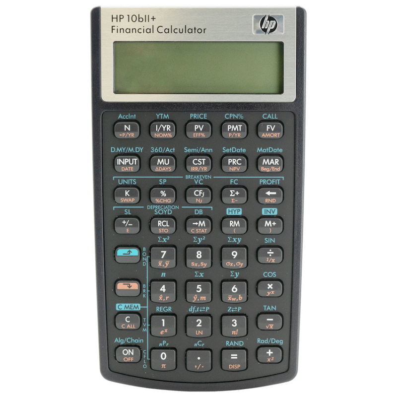 HP 10Bii+ – Business Calculator (Algebraic) – Non-Programmable