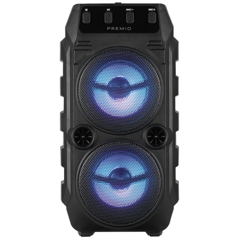 Premio Z100 Series Dual 3″ Bluetooth Speaker – Black