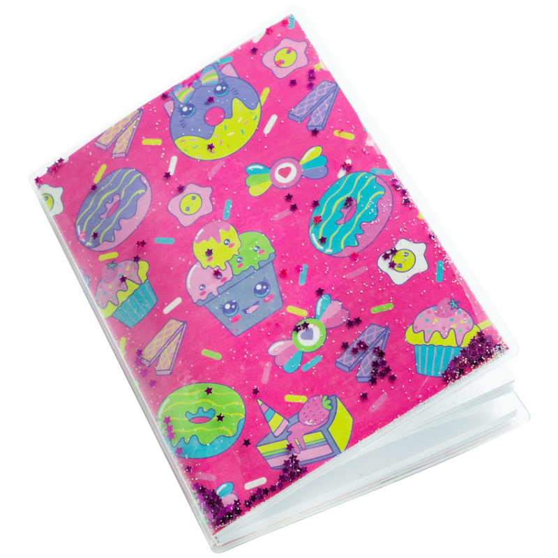 Quest A6 Glitter Notebook Sugar Pink