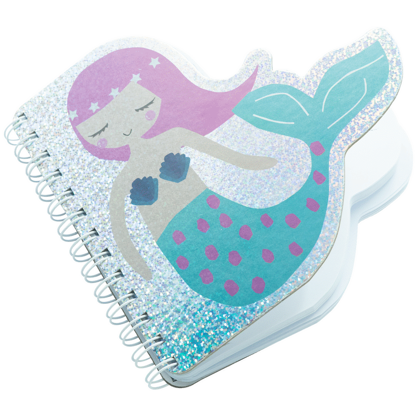 Quest Shaped Sparkle Mermaid Notepad