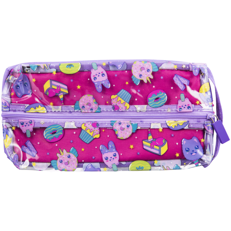 Quest Clear PVC Pencil Case – Sugar Purple