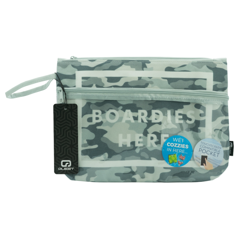 Quest Camo Tween Wet/Dry Bag Grey