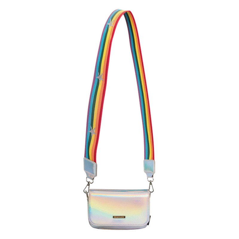 Quest Rainbow Cross Body Bag – Silver