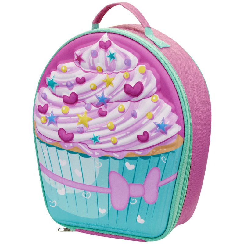 Quest Cupcake 3D EVA Lunch Bag – Pink