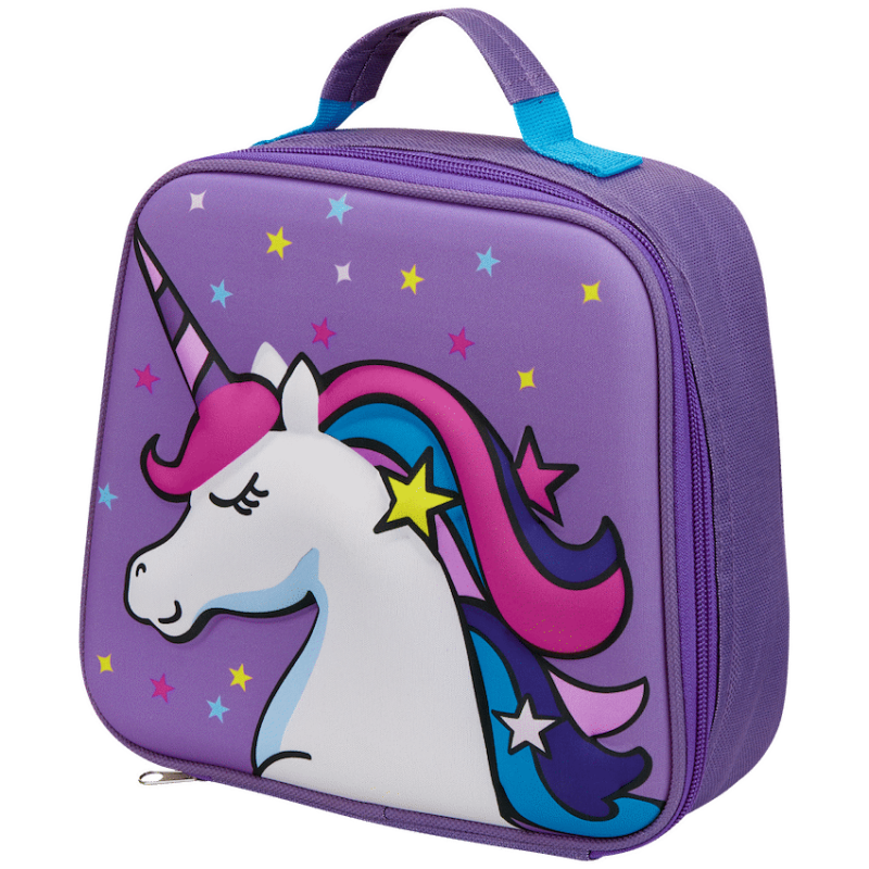 Quest Unicorn 3D EVA Lunch Bag Purple