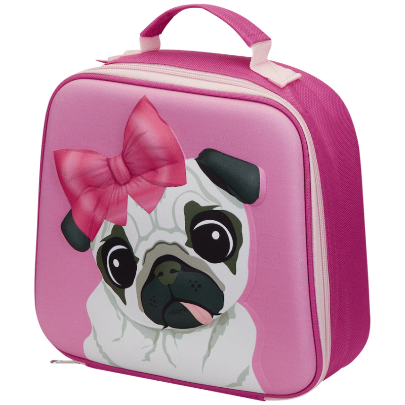 Quest Pug 3D EVA Lunch Bag – Pink