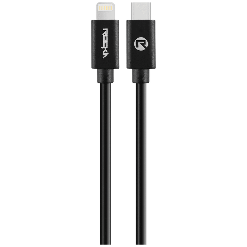 Rocka Sprite Series Type-C to MFI Cable 1.2m – Black