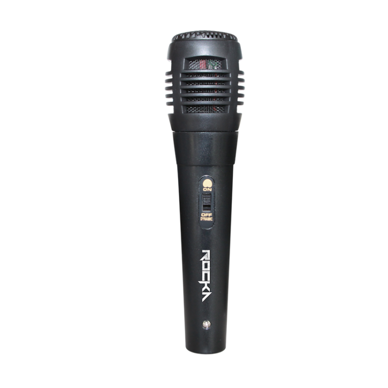Rocka Voice series ABS wired microphone – Black