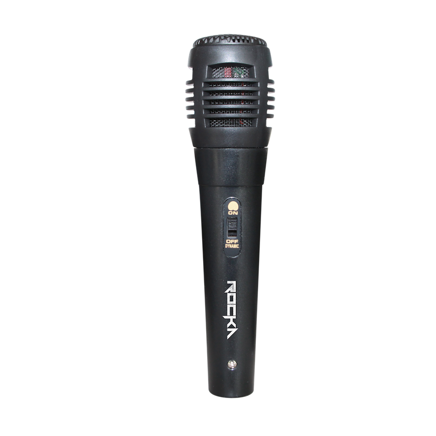 Rocka Voice series ABS wired microphone - Black